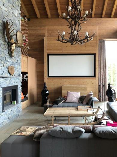 Une image du projet: Aménagement intérieur d’un chalet, Crans Montana